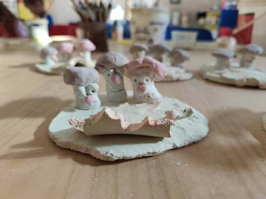 Keramika - houbičky