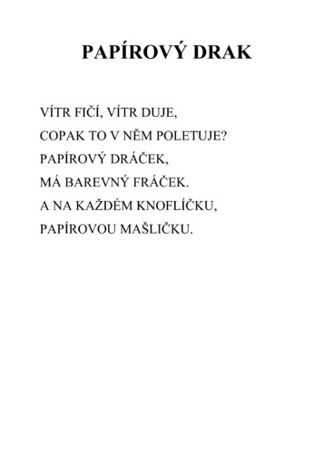 Papírový drak