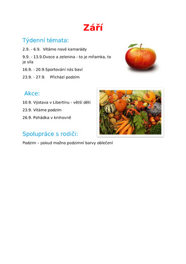 Program září